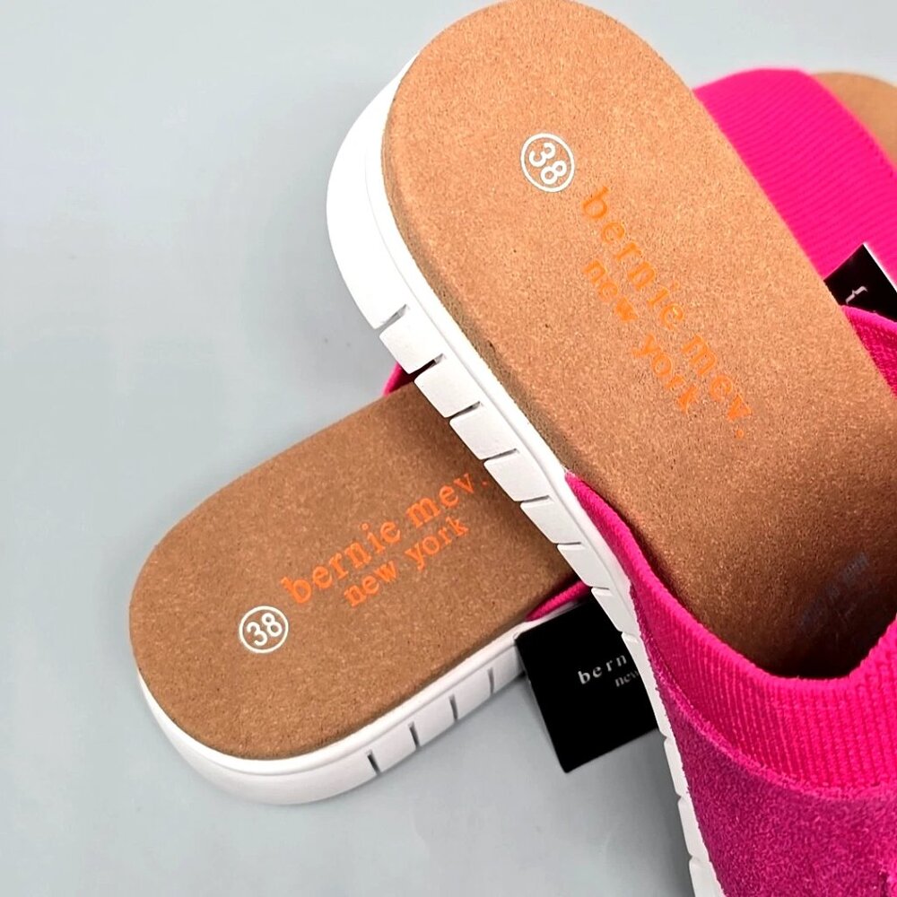 Bernie Mev Monaco Sporty Slide Sandals Open Toe Casual Women's Size 7.5/38 - Picture 12 of 12